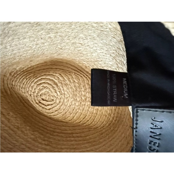 Janessa Leone TINSLEY Wide Brim Raffia Straw Hat MEDIUM $287 - Picture 11 of 11
